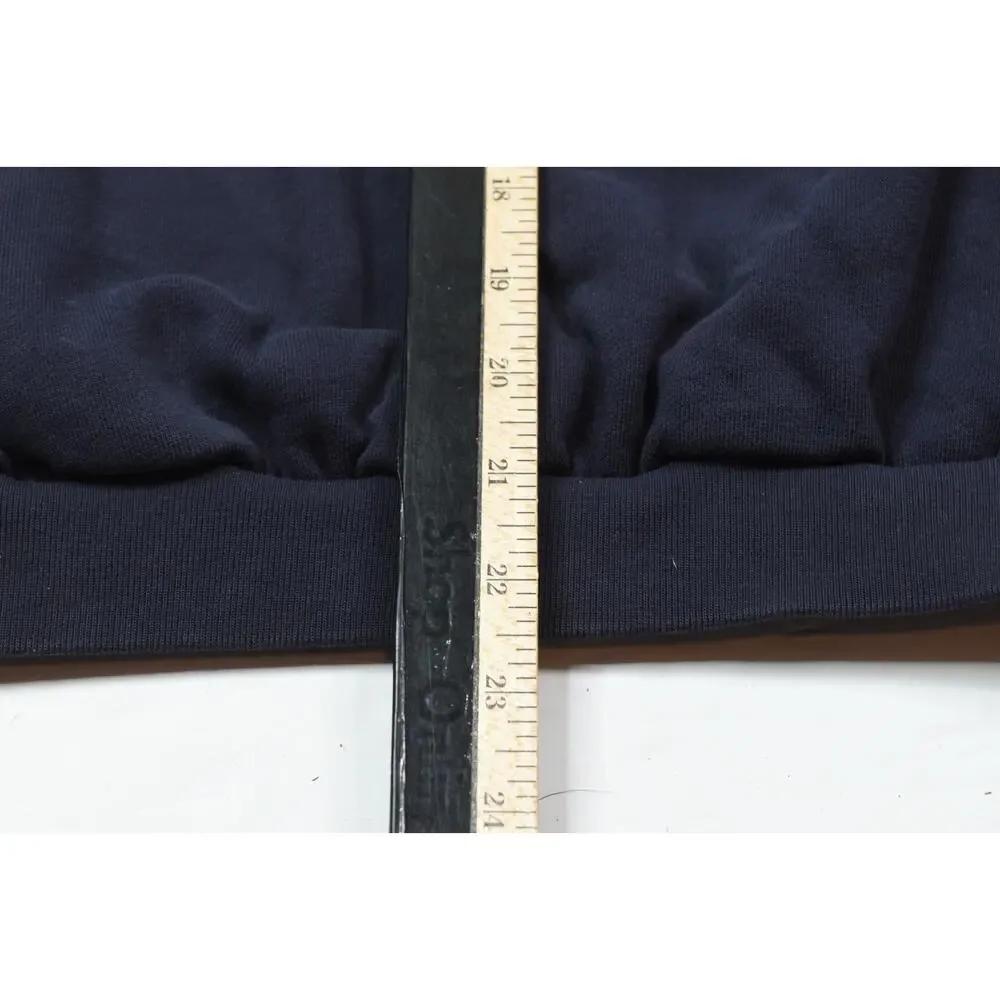 Tory Burch Princess 2020 Mock Neck Sweatshirt Womens Small Blue Long Sleeve